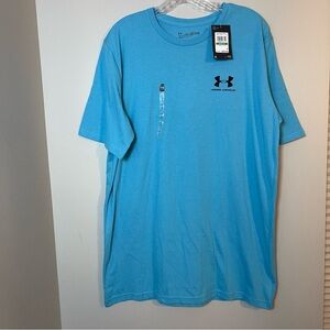 Under Armour Men's Light Blue Short Sleeve Tee